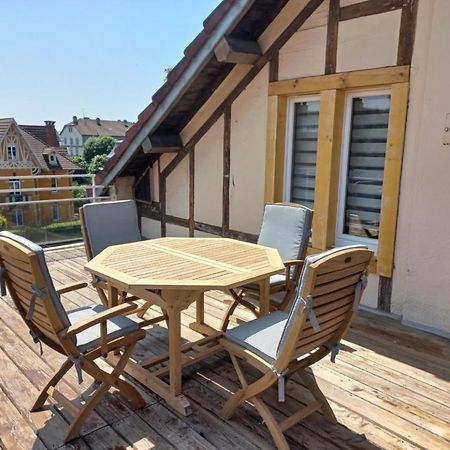 Appartement-Terrasse Parking Prive Meuble De Tourisme 4 Etoiles Belfort Eksteriør bilde