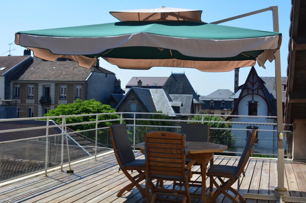 Appartement-Terrasse Parking Prive Meuble De Tourisme 4 Etoiles Belfort Eksteriør bilde
