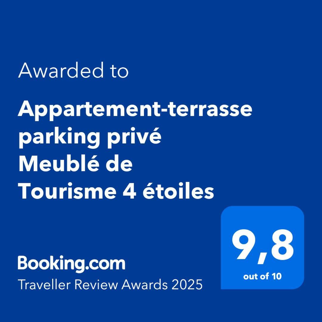 Appartement-Terrasse Parking Prive Meuble De Tourisme 4 Etoiles Belfort Eksteriør bilde